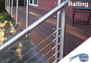 measuring railing