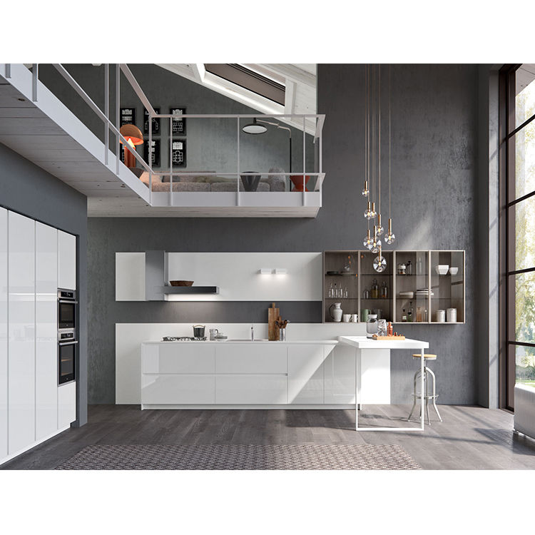 lacquer kitchen cabinets-PR-R014 