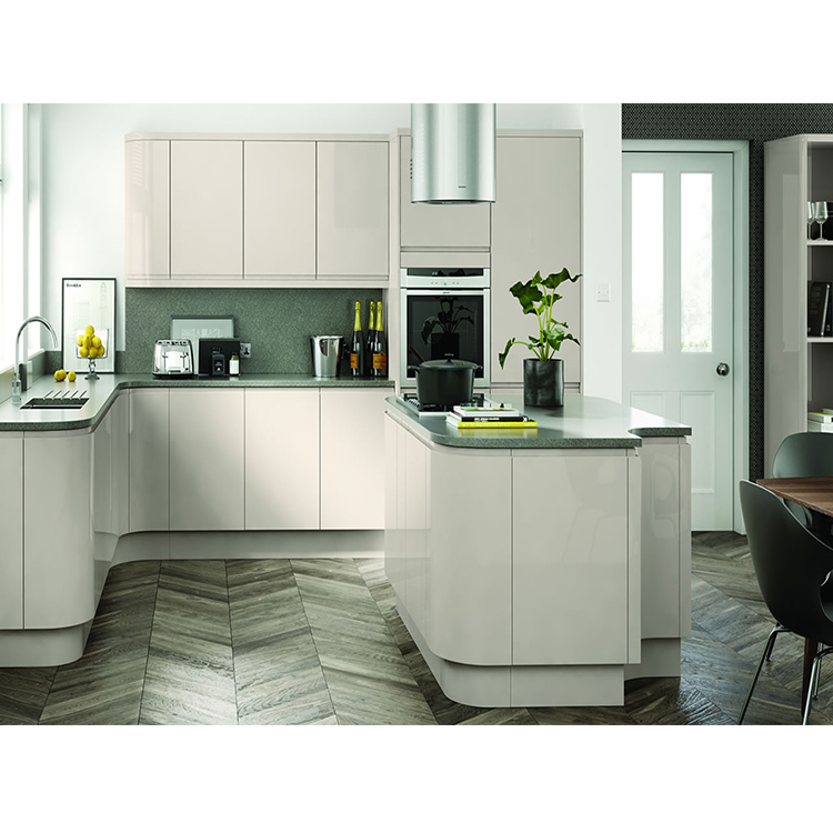 Modern painting cupboards white kitchen cabinet PR-K11