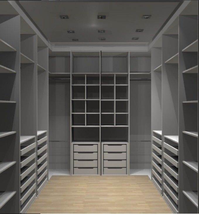Plywood with Melaminie Finish walk in closet ideas - 副本