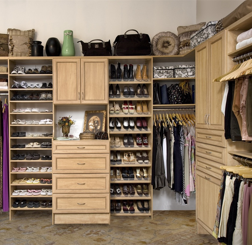 Plywood with Melaminie Finish custom closet ideas - 副本