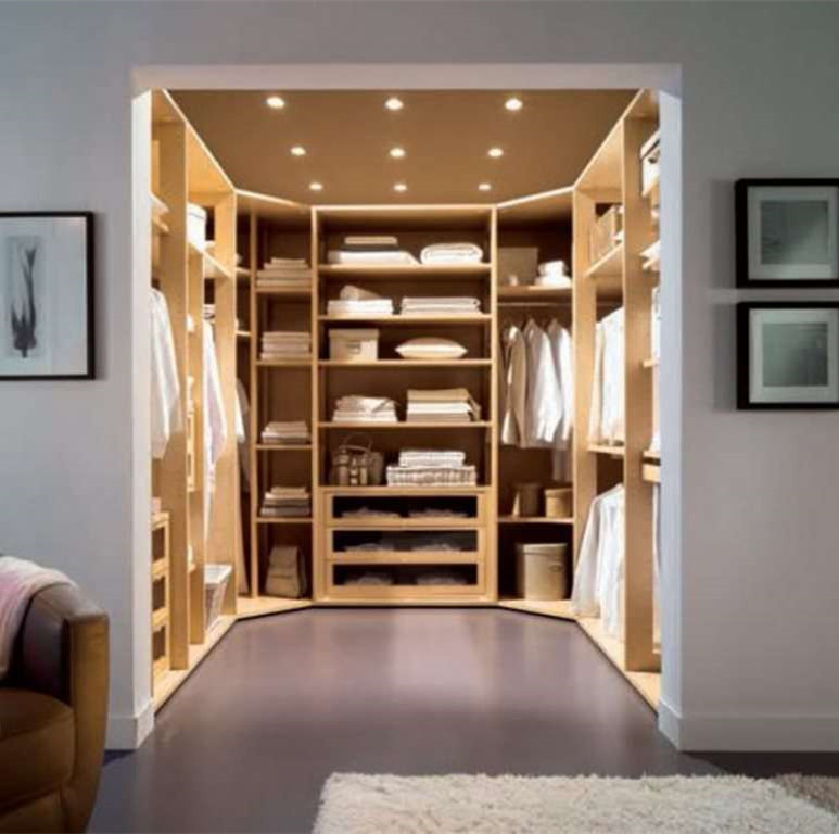 Plywood with Melaminie Finish walk in closet organizer - 副本