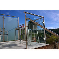 Post Glass Railing PRI223