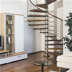Wood Treads Spiral Staircase PRI02