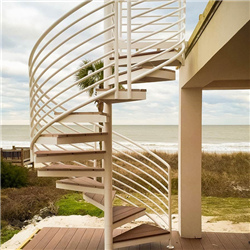 Wood Treads Spiral Staircase PRI05