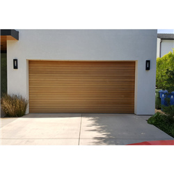 Steel Wood Garage Door Pri06