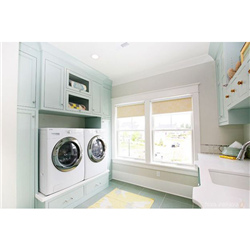 Solid Wood Laundry Cabinets 05