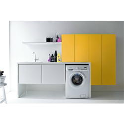Lacquer Finish Laundry Cabinets 03