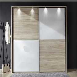 MDF with UV Finish Sliding Door Wardrobe