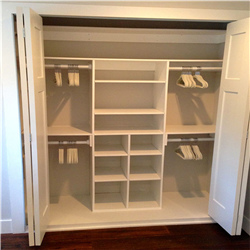 Plywood with Painting Finish Built-in Closet