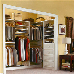 Plywood with MelamineFinish Built-in Closet