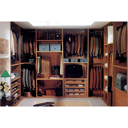 MDF with Melaminie Finish Walk-in Closet