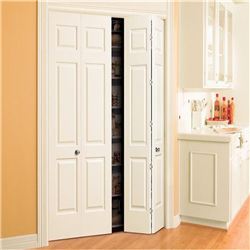 Solid Wood with Painting Finish Folding Door Wardrobe