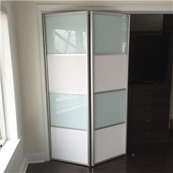 MDF with Acrylic Finish Folding Door Wardrobe