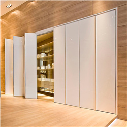 MDF with UV Finish Folding Door Wardrobe