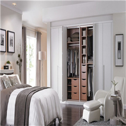 MDF with UV Finish Folding Door Wardrobe