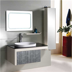 MDF with UV Finish Wall-Hanging Bathroom Vanity