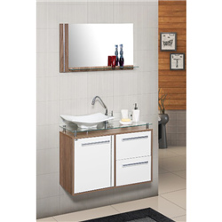 Aluminum Wall-Hanging Bathroom Vanity