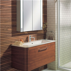 Aluminum Wall-Hanging Bathroom Vanity