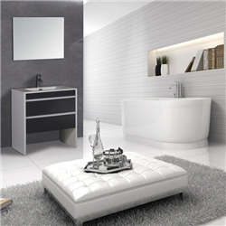 MDF Material UV Finish Floor-Stand Bathroom Vanity