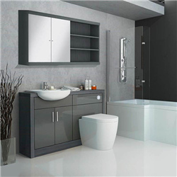 MDF Material UV Finish Floor-Stand Bathroom Vanity