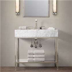 Stainless Steel Floor-Stand Bathroom Vanity