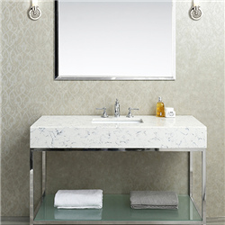 Stainless Steel Floor-Stand Bathroom Vanity