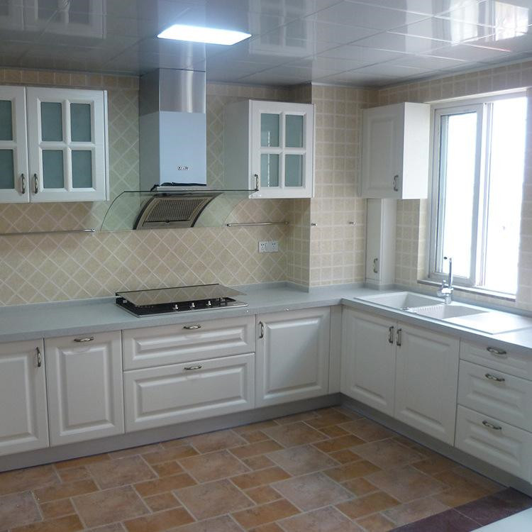 White lacquer kitchen cabinets for sale PR-K17