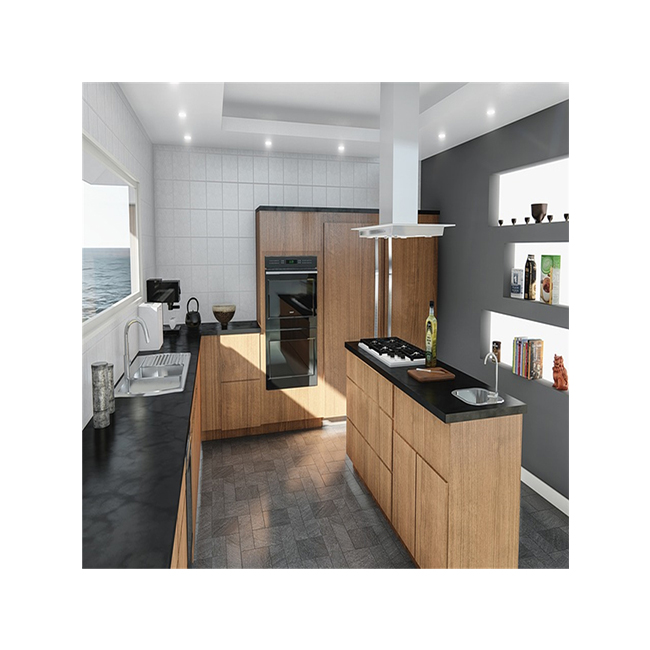 Kitchen Cabinet Melamine Design PR-R053