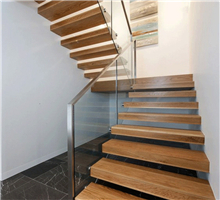 aluminum stair stringers/modern straight staircase