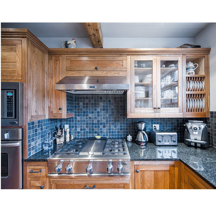 Modern wooden kitchen cupboards PR-K29