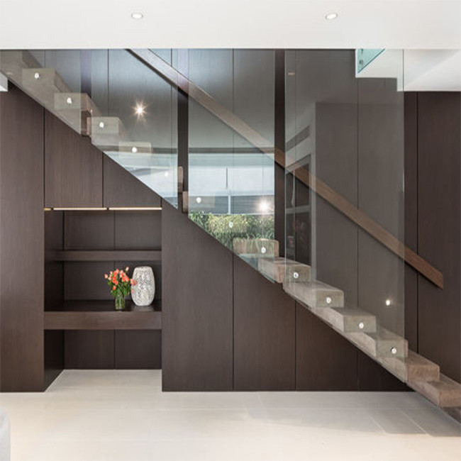 Prima Staircase Supplier DIY Install Glass Floating Stair pr-b00043