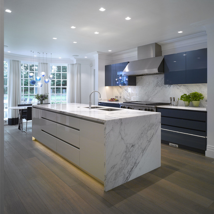 Modern melamine kitchen cabinet chipboard kitchen set 