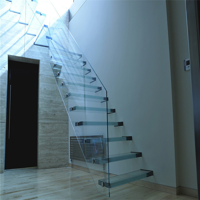 Steel Floating Stairs, Prefabricated DIY Metal Stairs