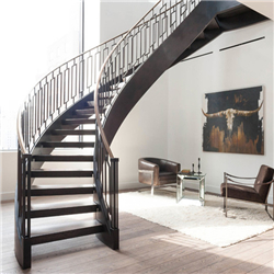 Hot sale curved floating staircase -pr-b0013