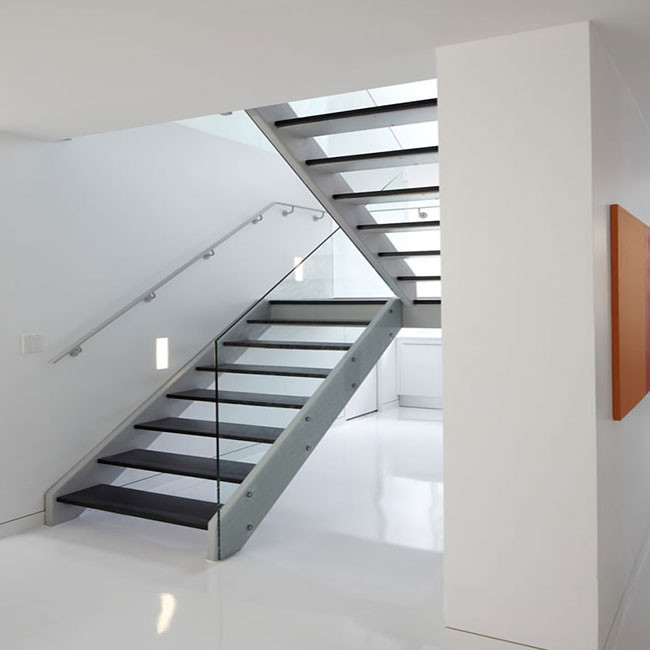 Modrrn Design Carbon Steel Railing Staircase Plate Staircase pr-b00098