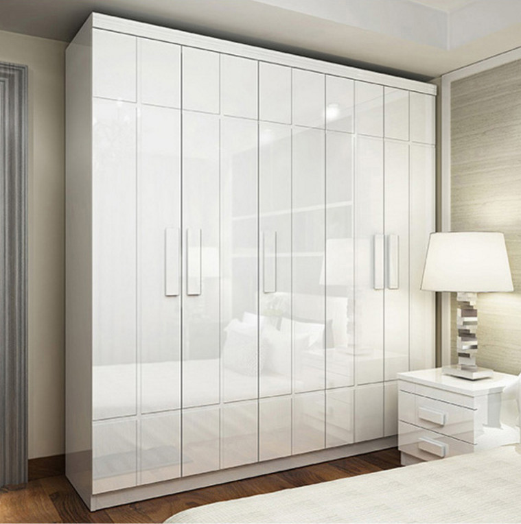 wall wardrobe MDF with UV Finish Swing Door