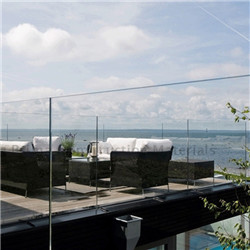 U Channel Glass Railing PRU028