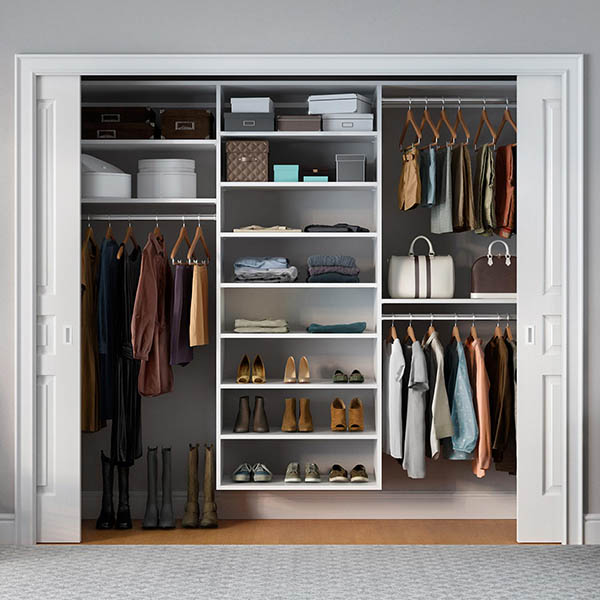Plywood with MelaminePlywood with Melamine built in closet organizerFinish closet systems