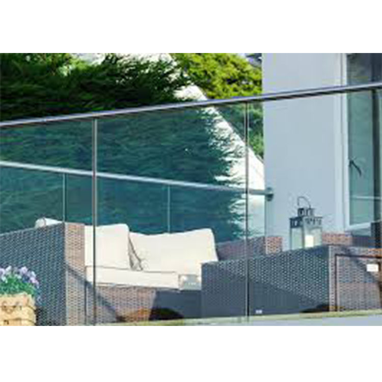 Modern Design Stainless Steel Balcony Glass Railing with Post  p-35