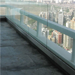 U Channel Glass Railing PRU044