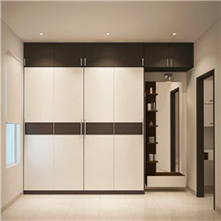 MDF with Lacquer finish  wardrobe