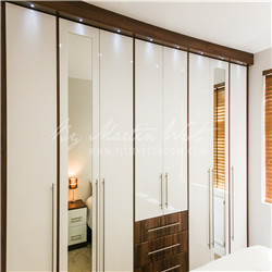MDF with Lacquer finish  wardrobe