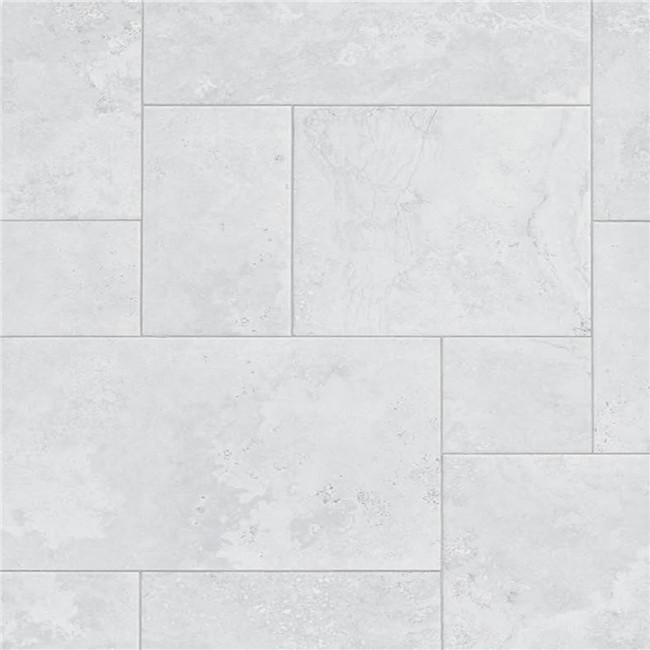 Residential marble mosaic tile backsplash