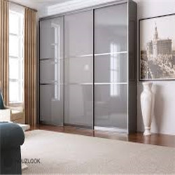 MDF with Acrylic finish  wardrobe