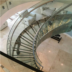 Modern curved stair modern banisters-pr-b0019
