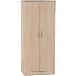 MDF with PVC finish  wardrobe