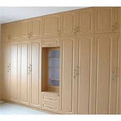 MDF with PVC finish  wardrobe