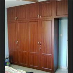 MDF with laminate finish  wardrobe