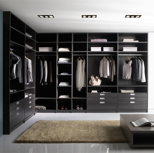 MDF with Melaminie Finish storage solutions for small walk in closets